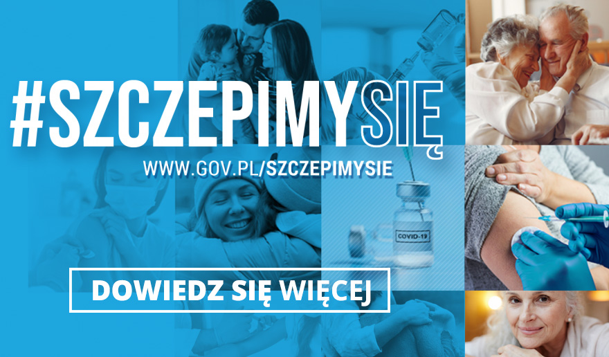 Baner szczepimy się